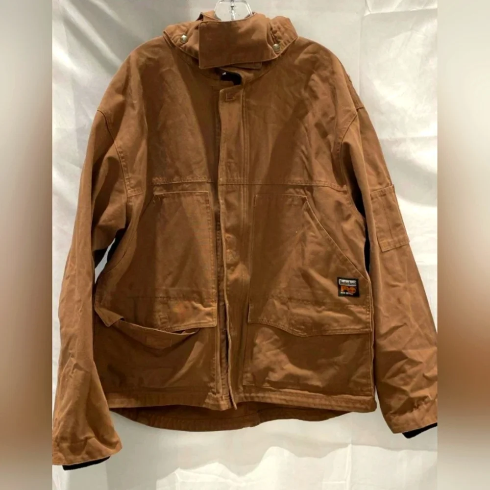 Timberland Pro Series Brown Utility Work Industrial WorkwearJacket Coat Men  XL